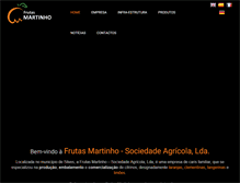 Tablet Screenshot of frutasmartinho.com